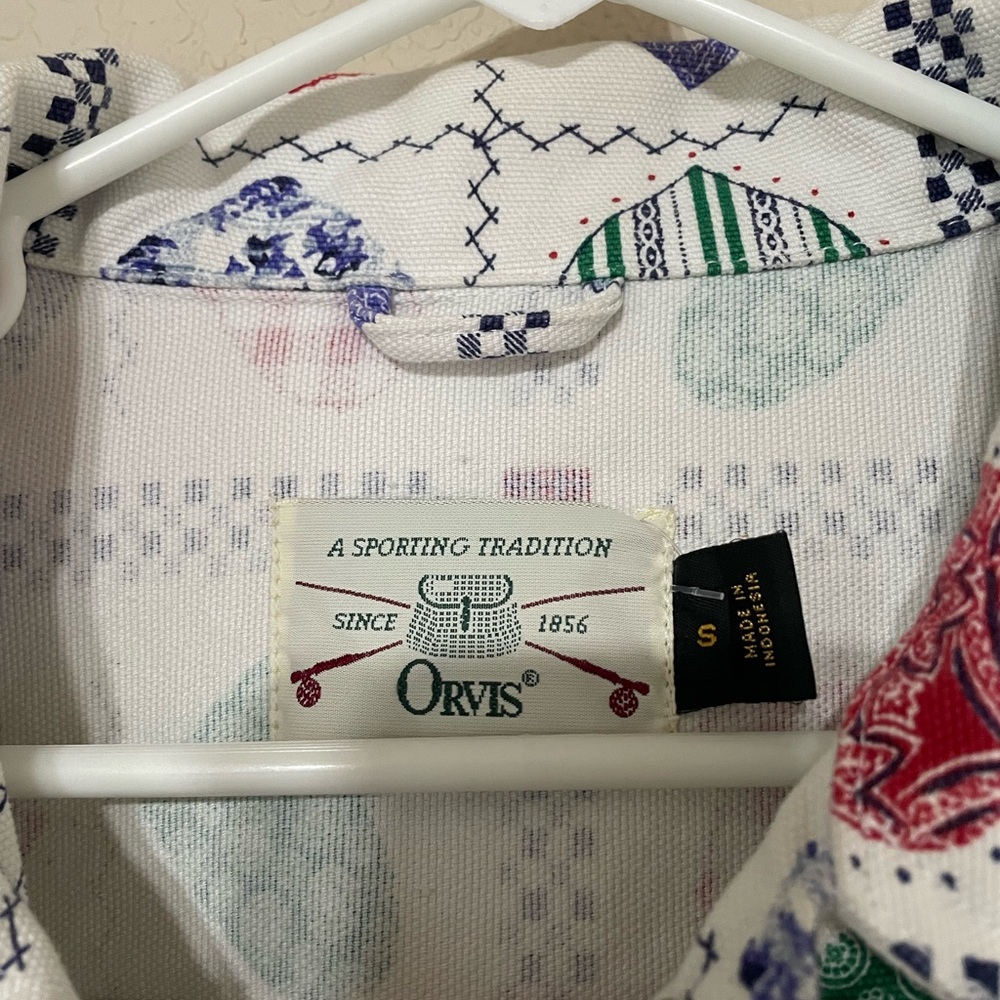 Orvis Multicolor Patterned Shirt - image 4
